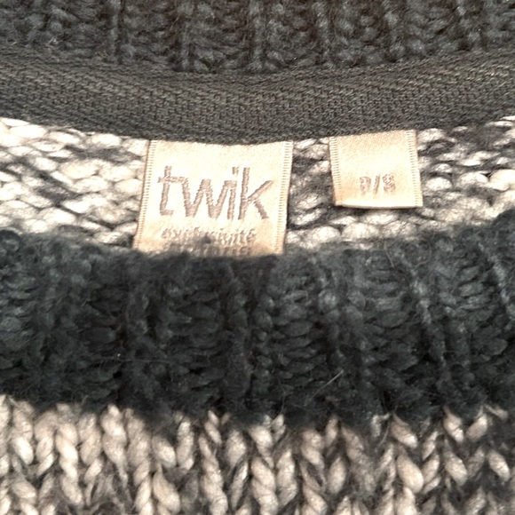💫Twick by Simons two-Color Knit Wool Women’s Sweater - Picture 8 of 10